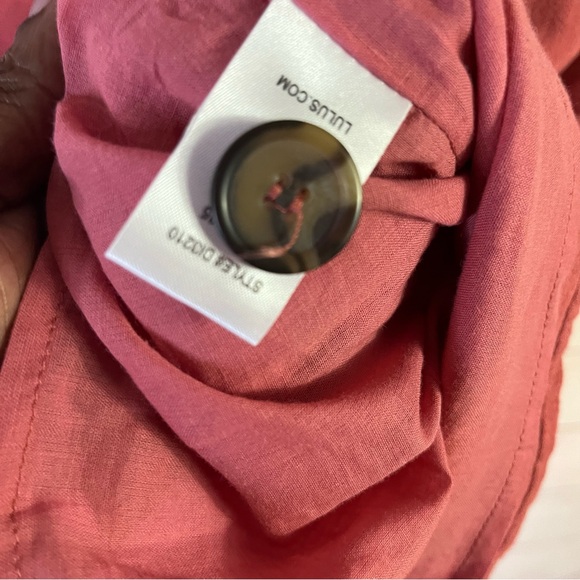 Lulus Rayon NWT Linen Dress Size Medium - Picture 2 of 6